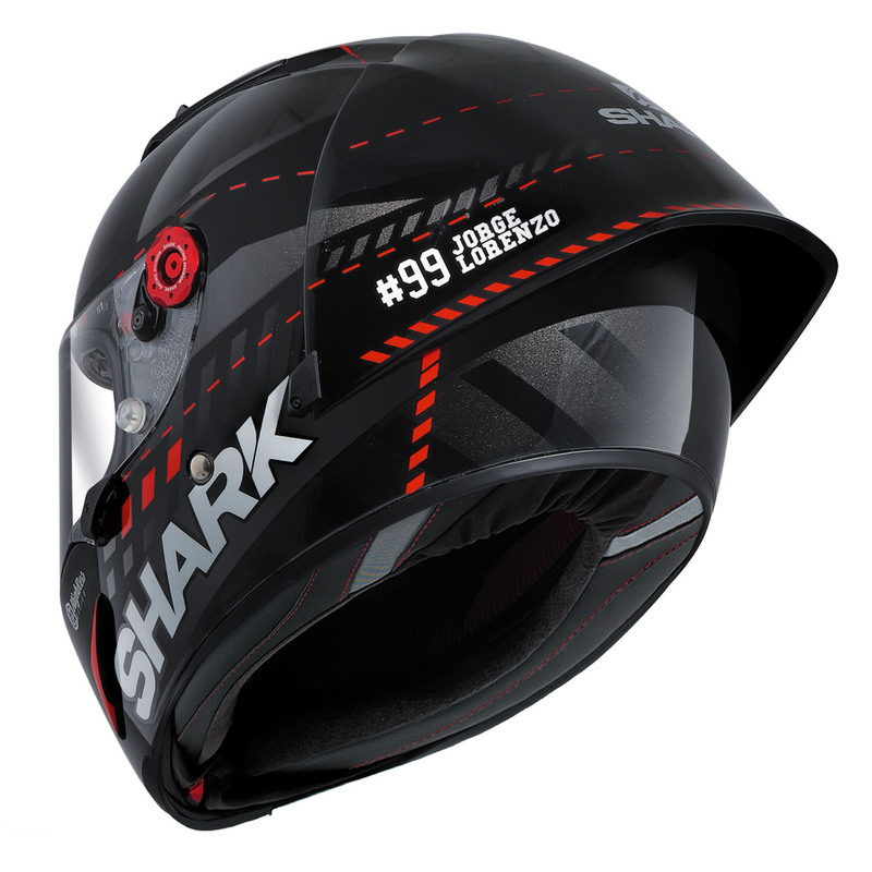 Shark Race-R Pro GP Black Anthracite Red Lorenzo Winter Test