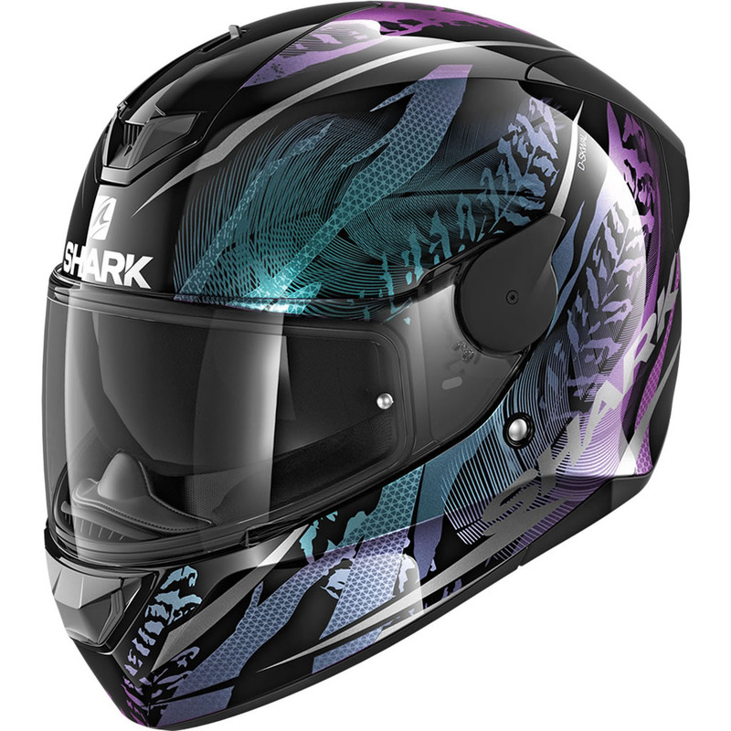 【格安スタート‼️】SHARK D-SKWAL SHIGAN✦Lサイズ Shark Dskwal 2 Shigan Black-Violet-Glitter Helmet - Speed Addicts