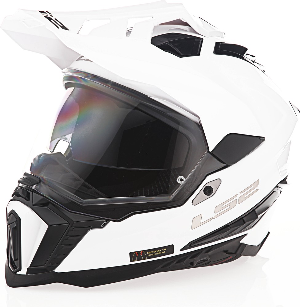 LS2 EXPLORER F　XLサイズ ホワイト LS2 Explorer Solid Gloss White Helmet - Speed Addicts