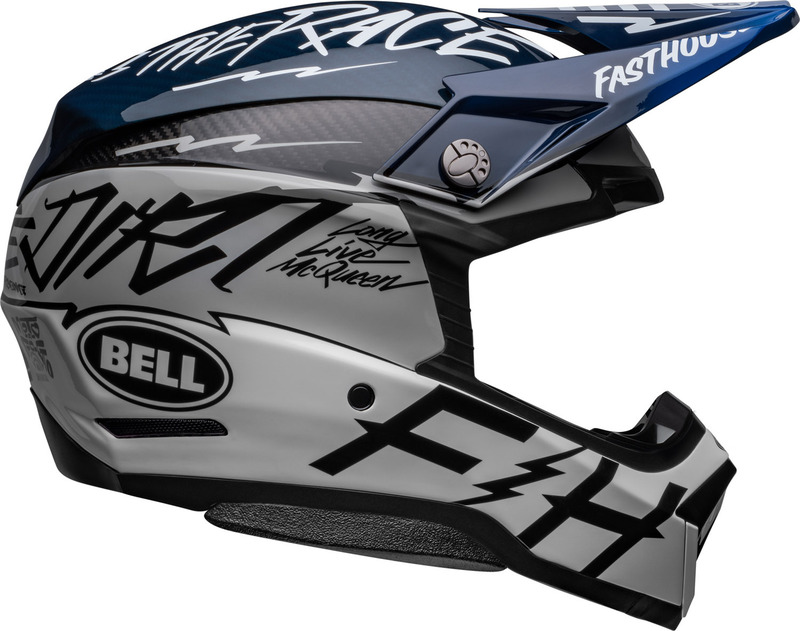 Bell Moto-10 Spherical Fasthouse DITD 22 LE Navy Blue Helmet