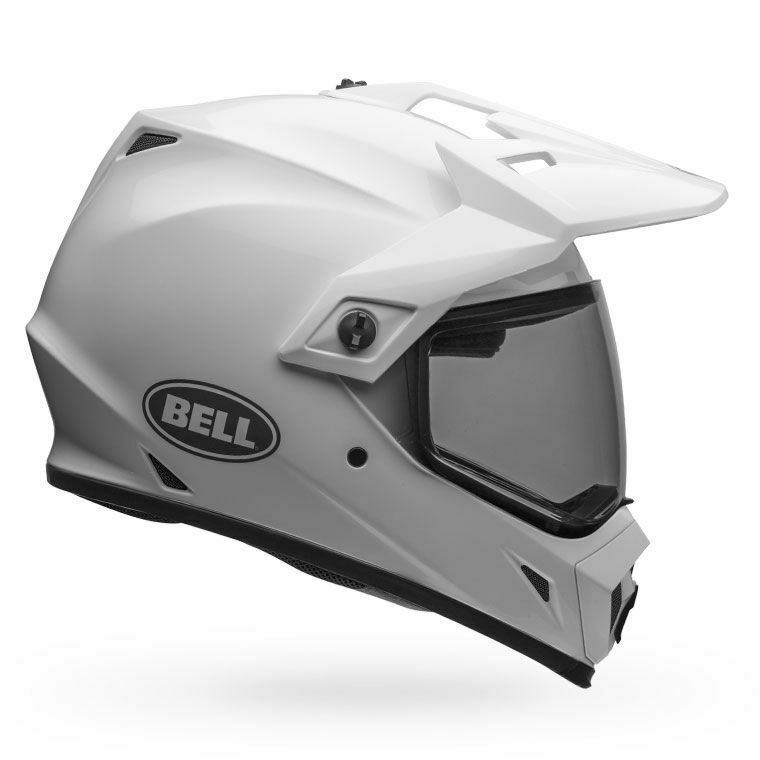 BELL MX-9 ADVENTURE MIPS ホワイト XL 美品ヘルメット Bell MX-9 Adventure MIPS Solid Gloss White Helmet - Speed