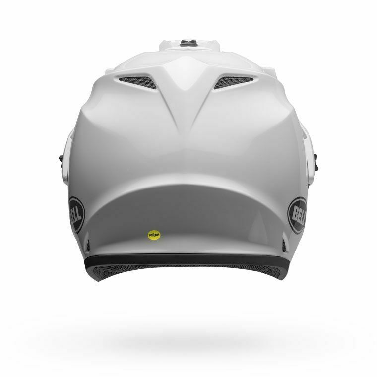 bell 2018 mx 9 gloss white adventure helmet Bell MX-9 Adventure MIPS Solid Gloss White Helmet