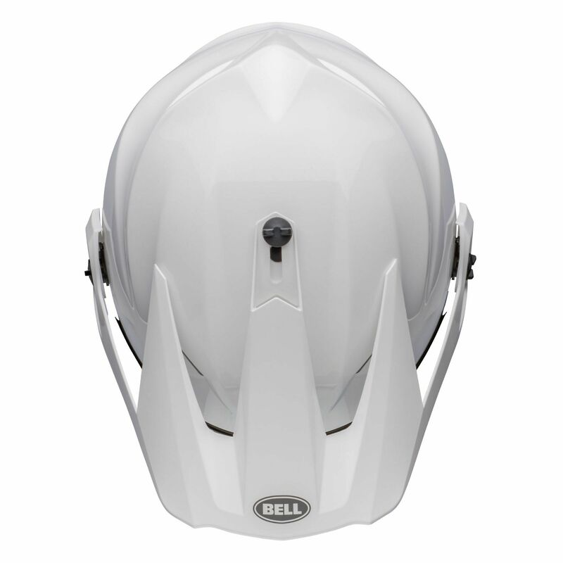 Bell MX-9 Adventure MIPS Solid Gloss White Helmet - Speed Addicts Bell MX-9 Adventure MIPS Solid Gloss White Helmet - Speed Addicts