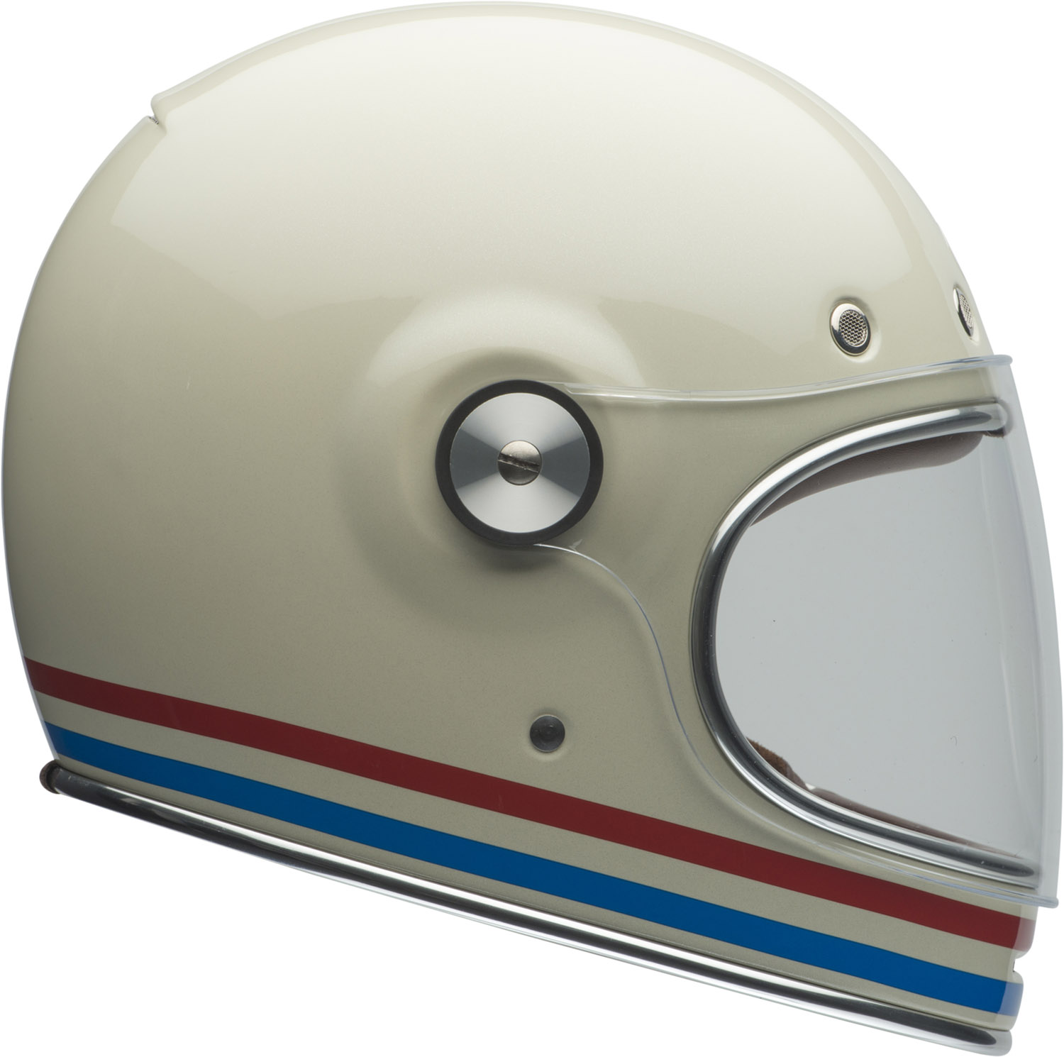 Bell Bullitt Stripes Gloss Pearl White Helmet - Speed Addicts