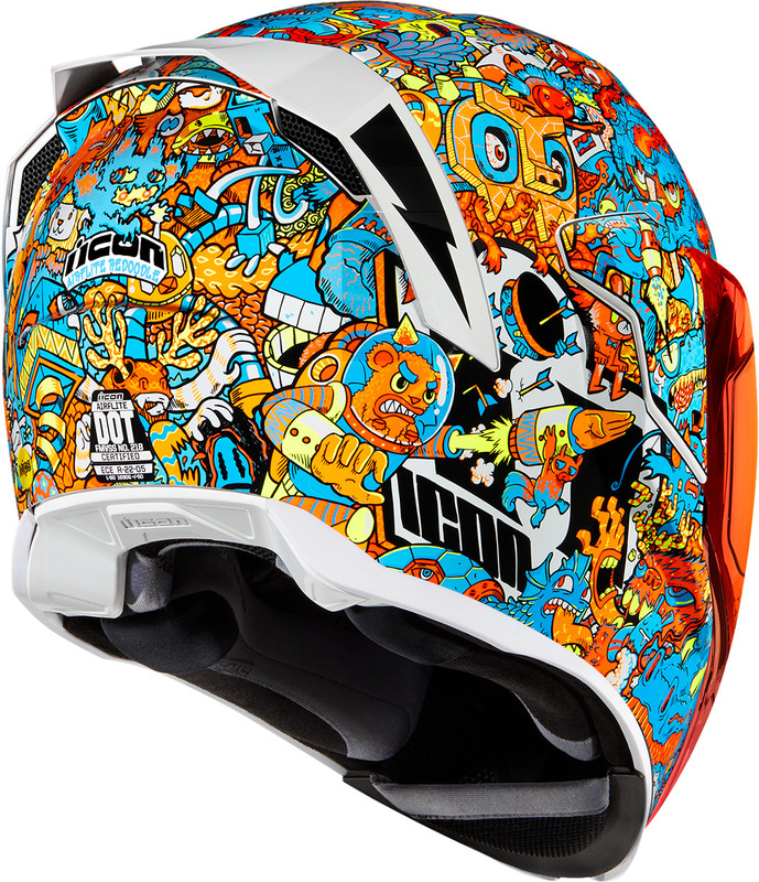 Icon Airflite Helmet ReDoodle MIPS White - Speed Addicts