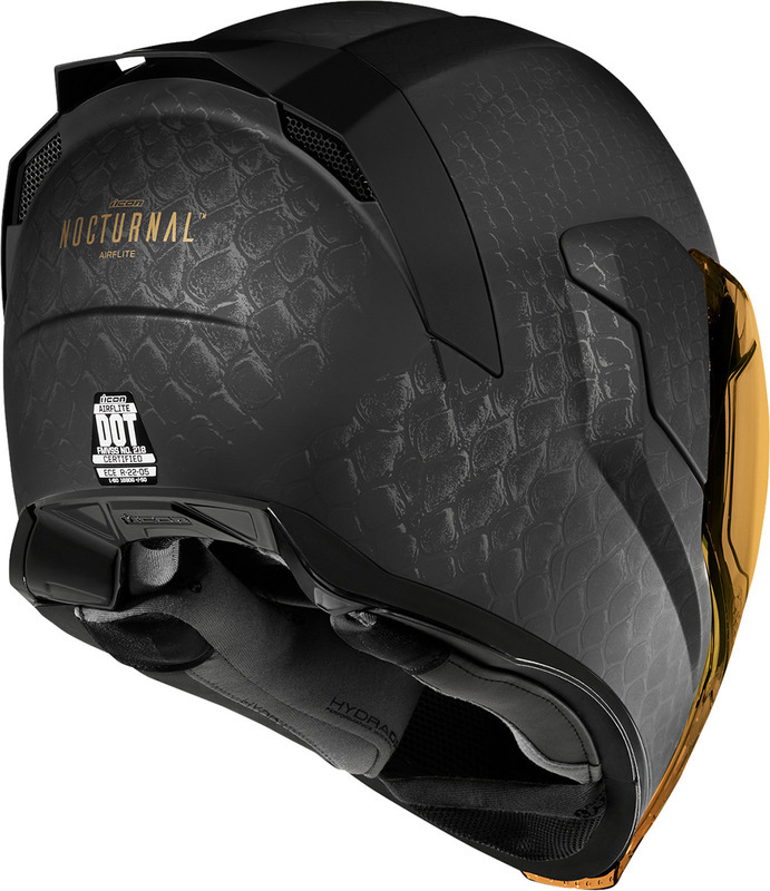 icon Airflite Nocturnal Lサイズ Icon Airflite Helmet Nocturnal Black - Speed Addicts