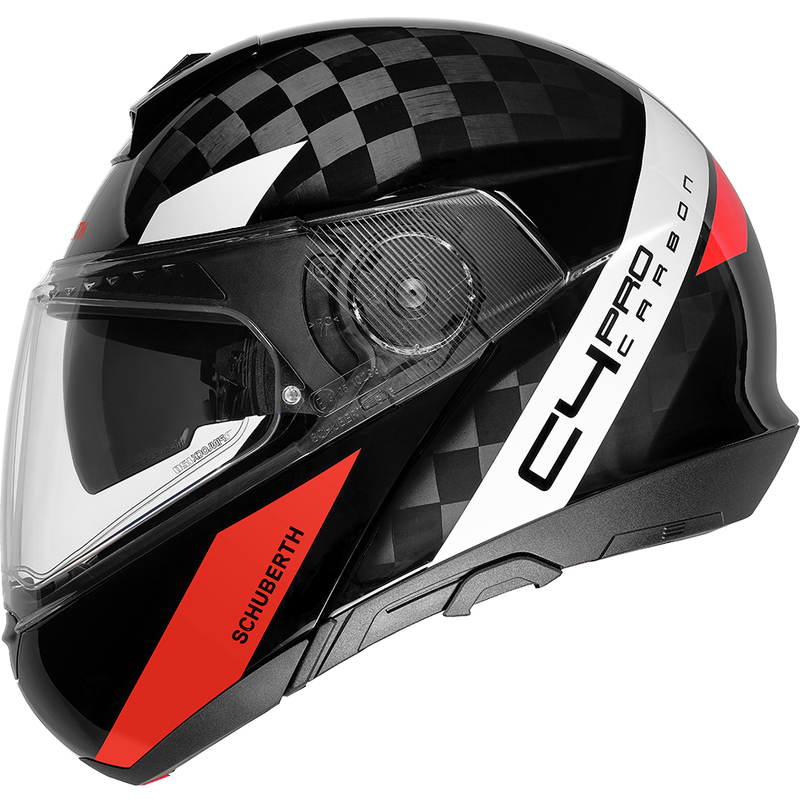 Schuberth C4 Pro Carbon Avio Red 3k Helmet - Speed Addicts