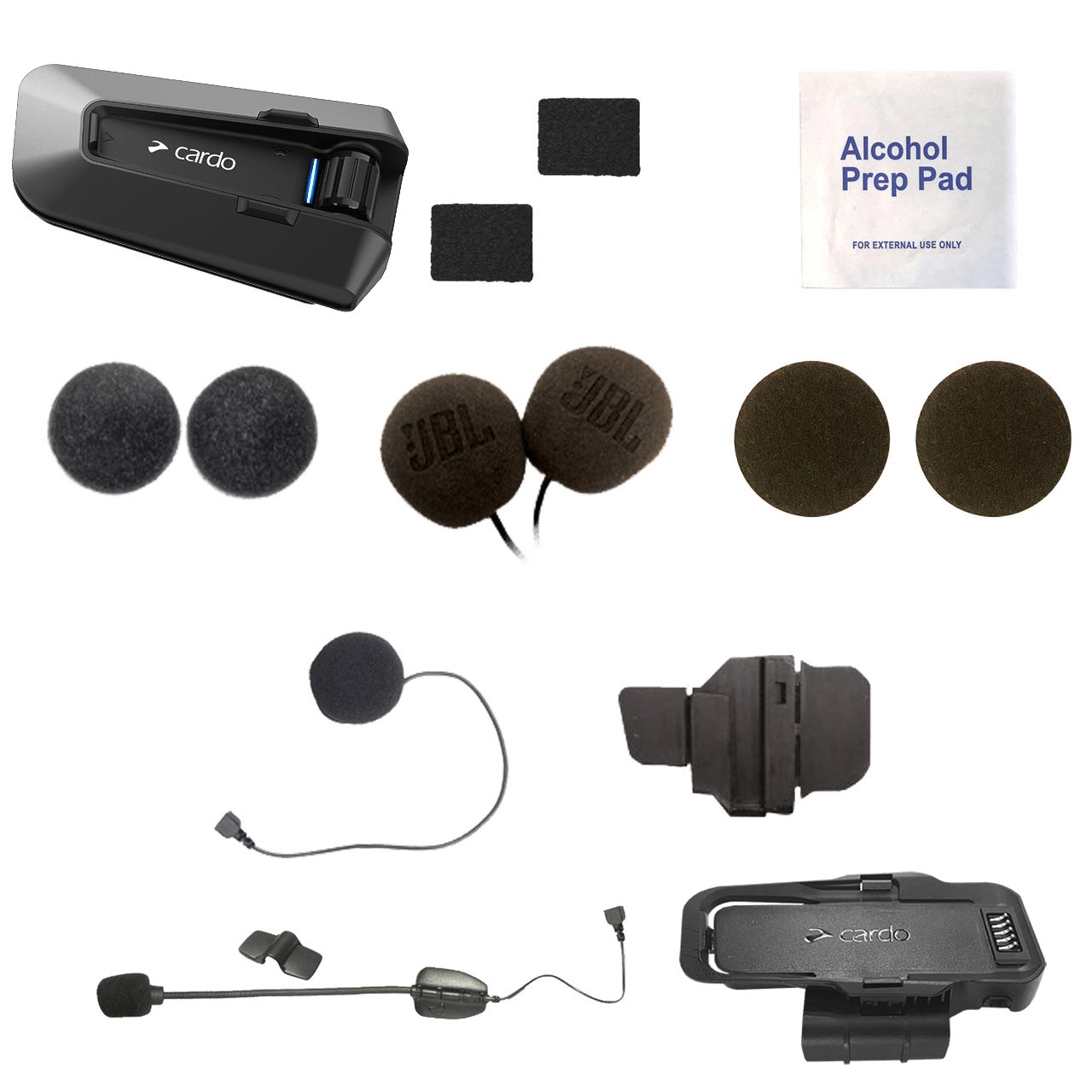 アクセサリー Cardo edge Cardo Packtalk Edge Bluetooth Headset Single - Speed Addicts