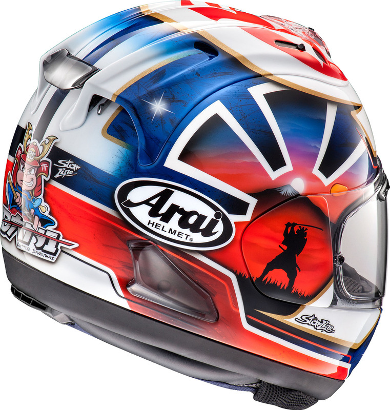 Arai Corsair-X - Snell 2020 Dani Samurai-2 Blue Helmet - Speed Addicts