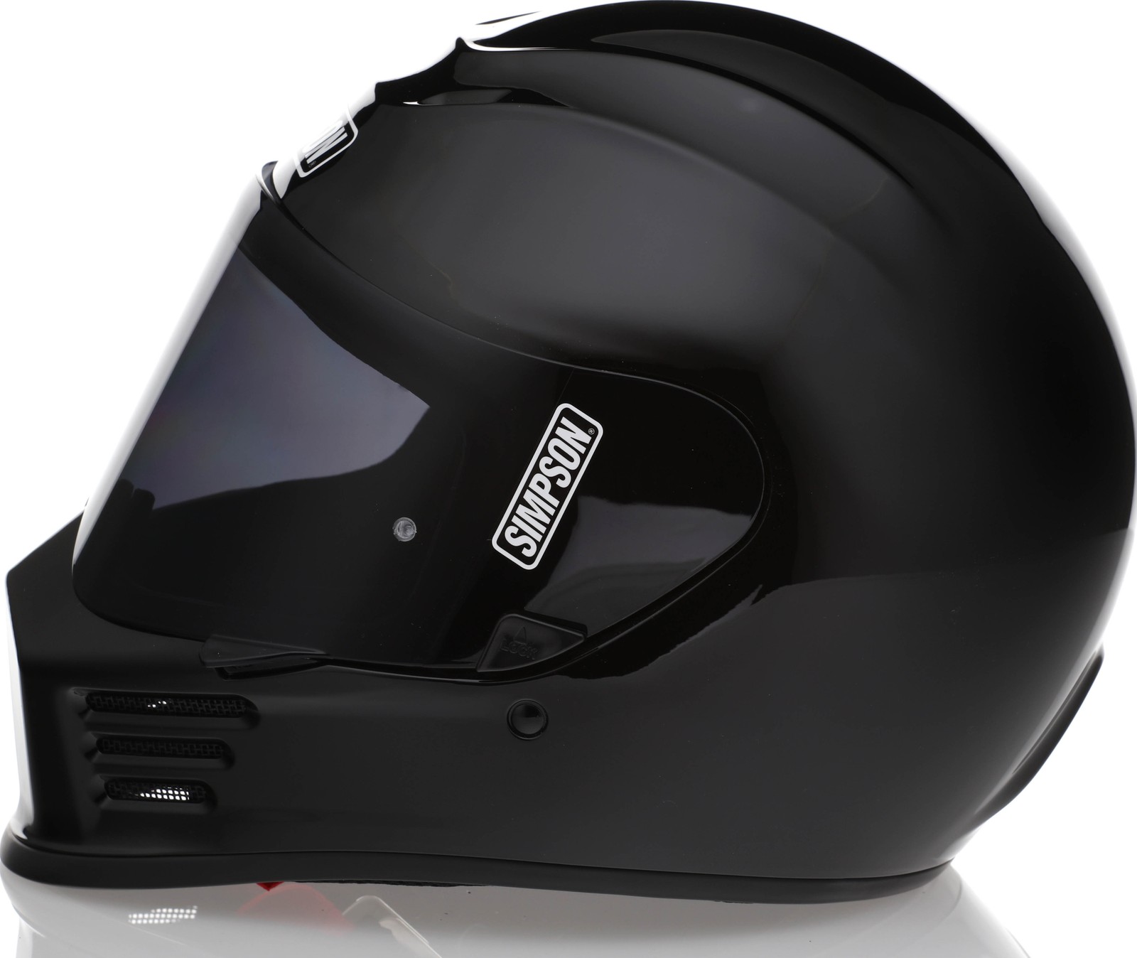 Simpson Speed Bandit Gloss Black Helmet - Speed Addicts
