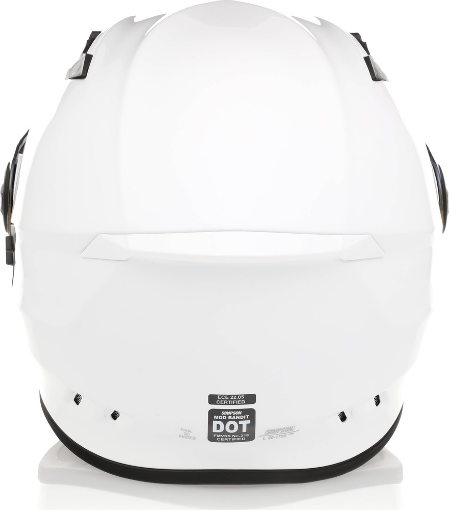 Simpson Mod Bandit White Helmet - Speed Addicts
