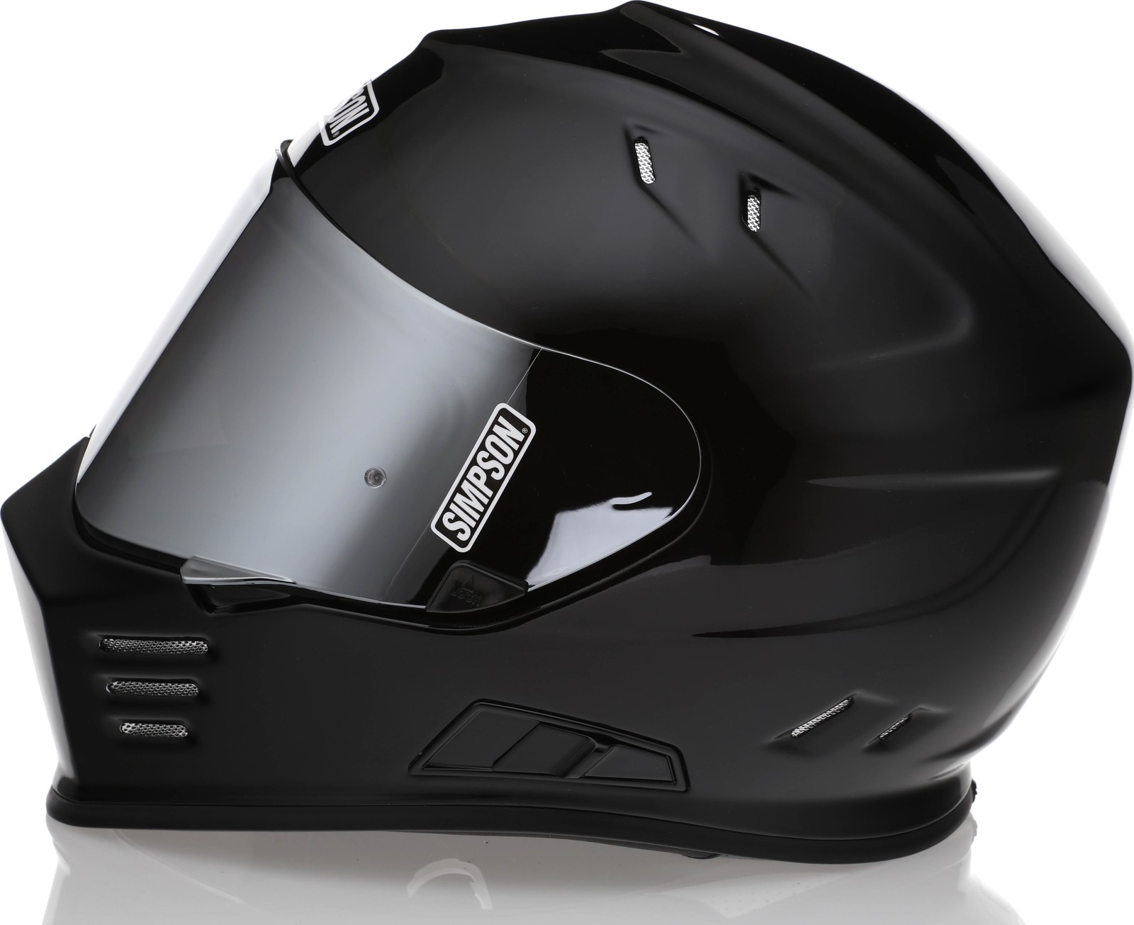 ほ*わ様 SIMPSOM Venom :Ghost Bandit　グロスブラック Simpson Ghost Bandit Gloss Black Helmet - Speed Addicts