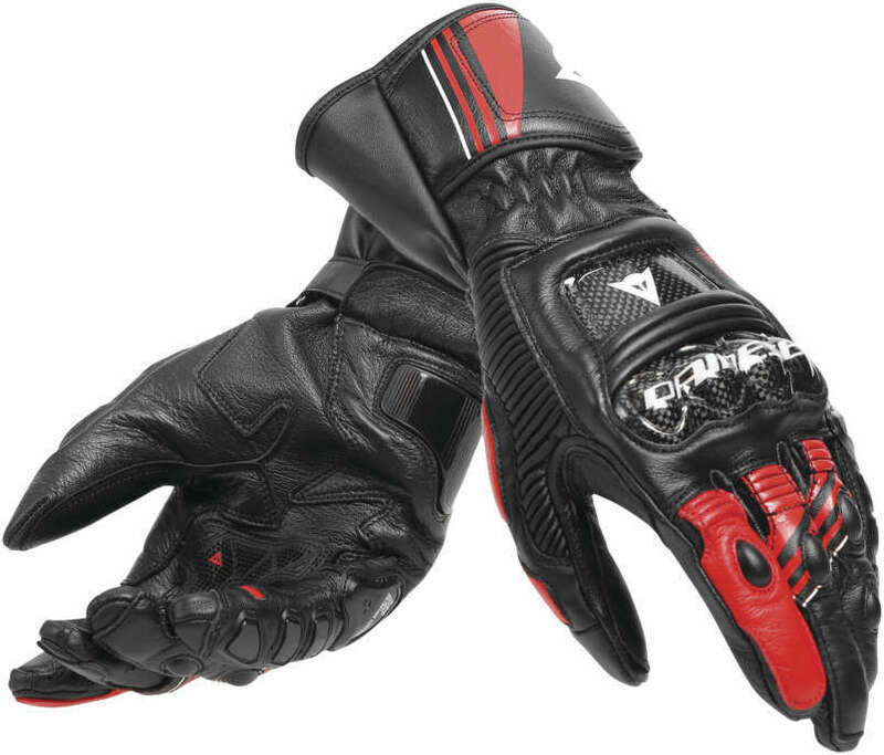 Dainese Druid 4 Black Red White Gloves - Speed Addicts