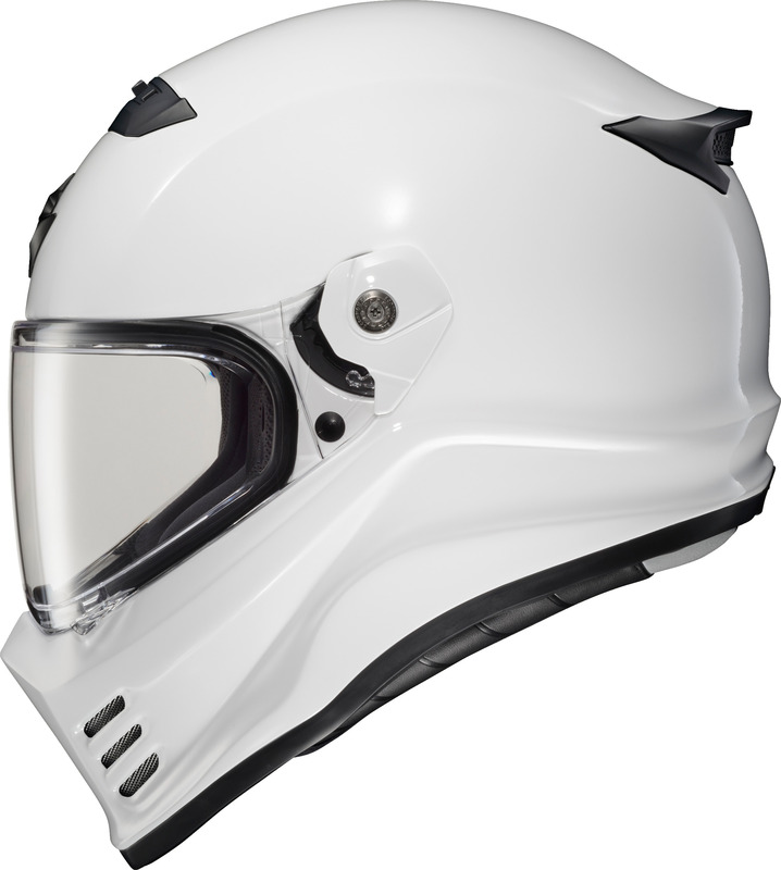 Scorpion EXO Covert FX Gloss White Helmet - Speed Addicts