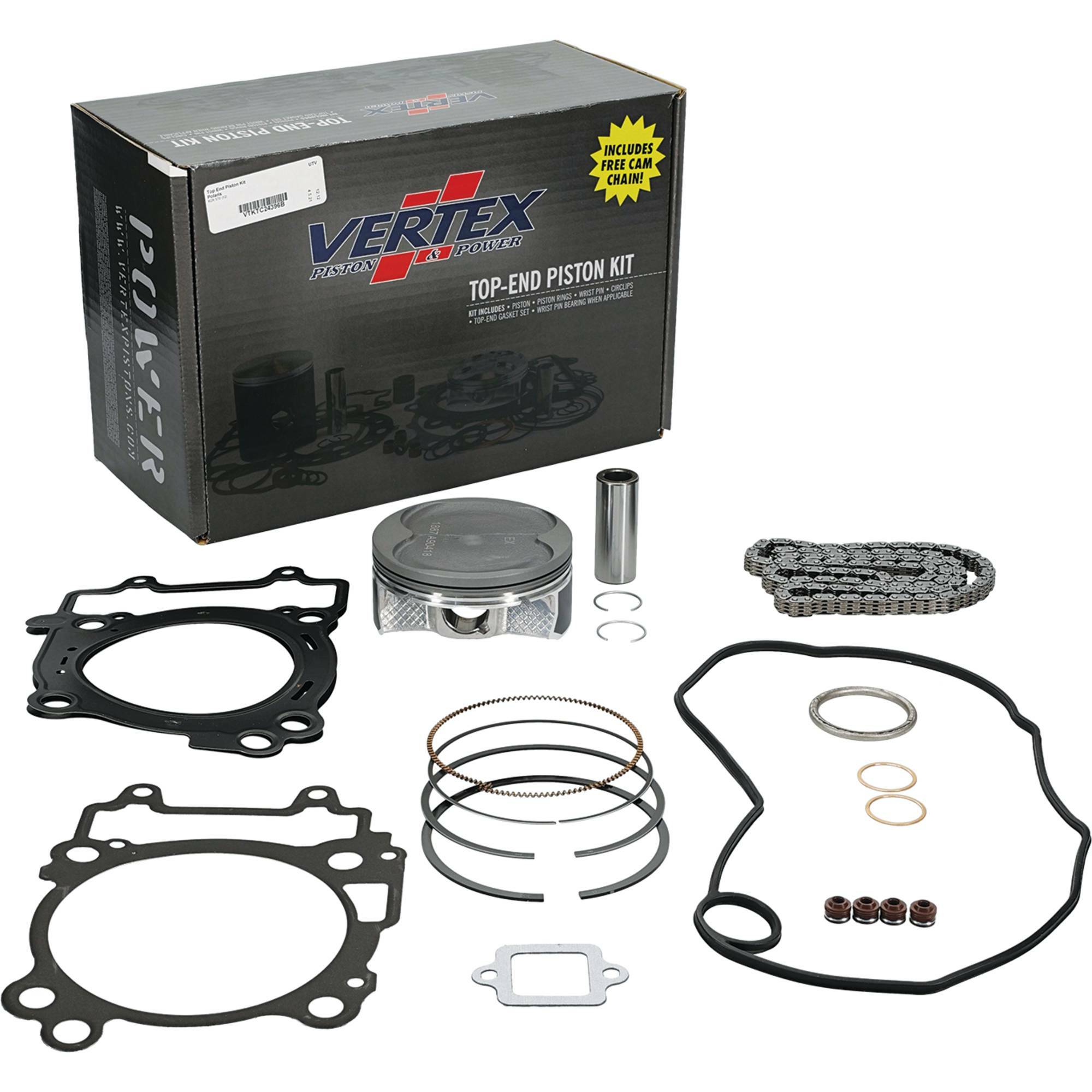 Wilson　VERTEX Vertex Piston Kit Cast 98.95/Std 10.2:1 Pol - 24396B - Speed