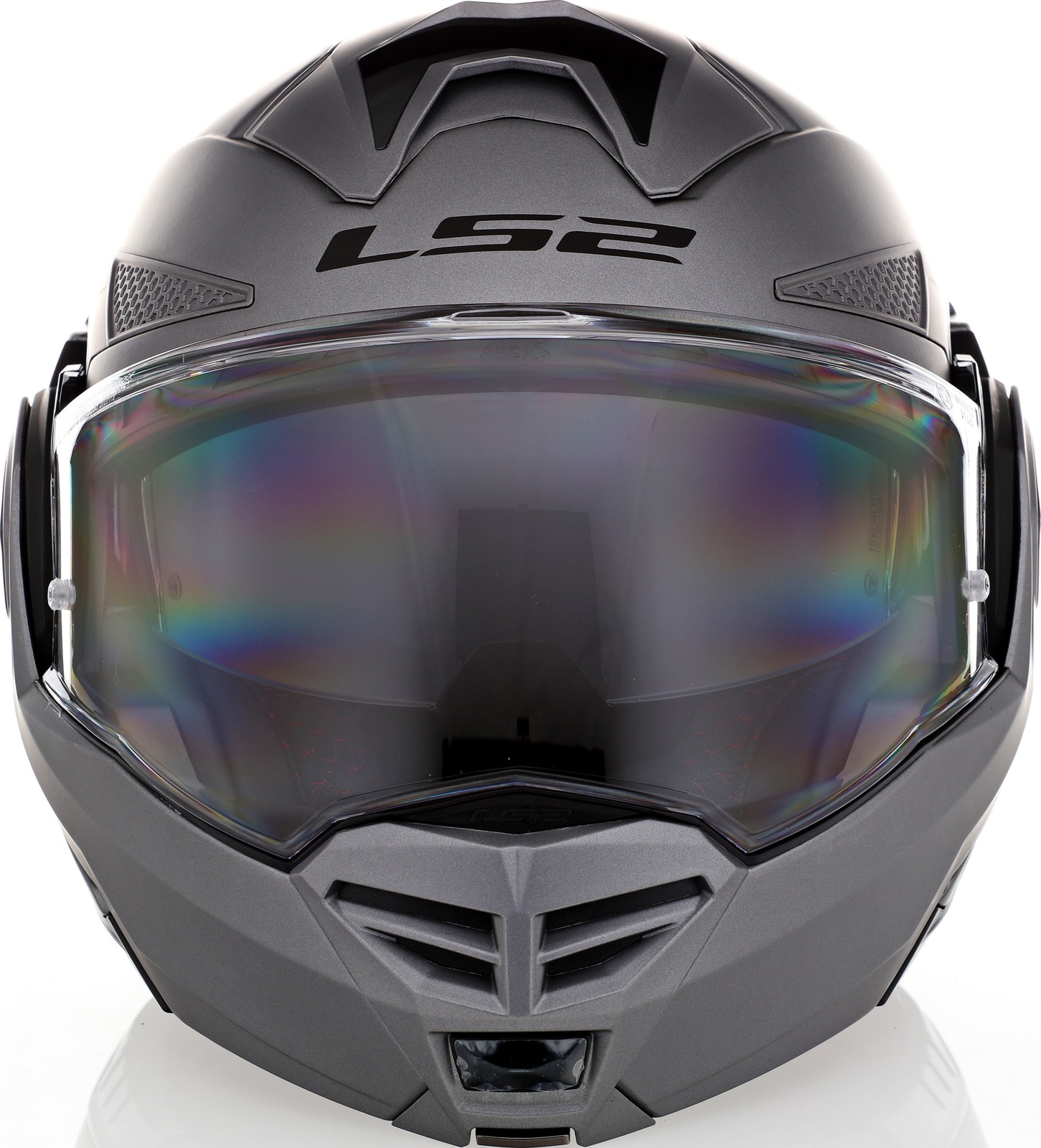 LS2 Advant X Solid Matte Titanium Helmet - Speed Addicts