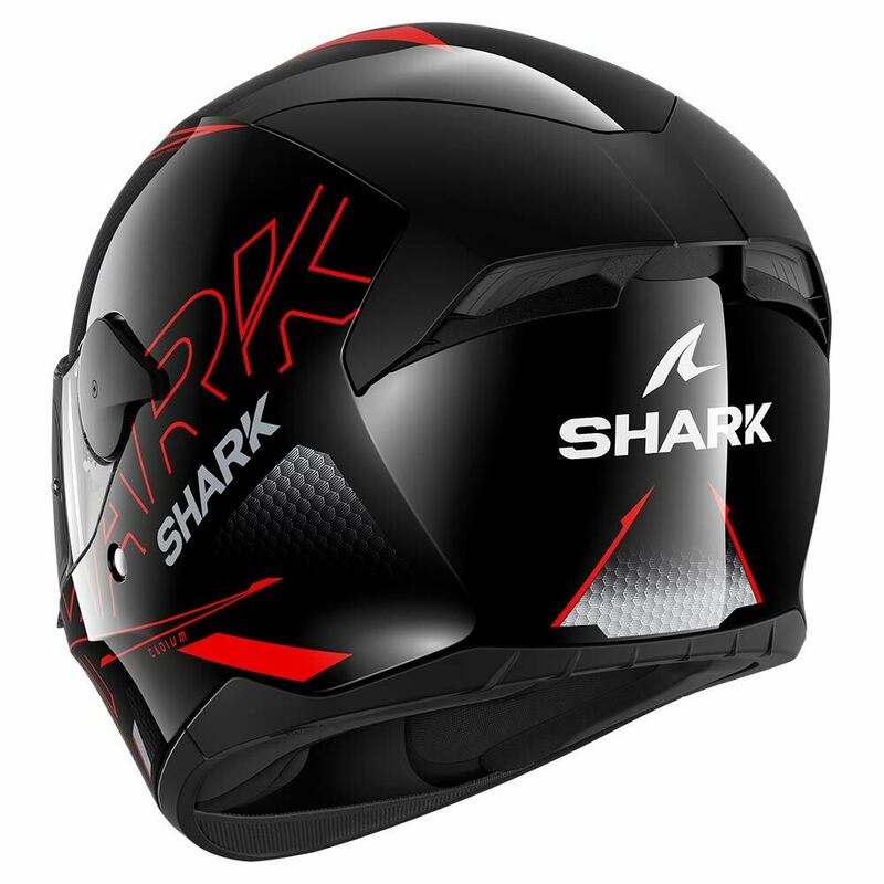 Shark D-Skwal 2 Cadium Red Helmet - Speed Addicts
