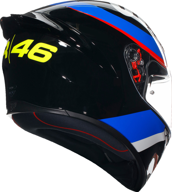 agv k1 vr46skyRacingTeam black/red M