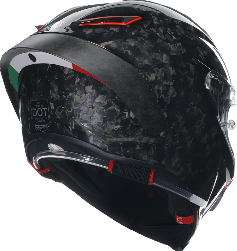 AGV pista gp rr carbonio forgiato 風　オマケ付 AGV Pista GP RR Carbonio Forgiato Helmet Forged Carbon / Red