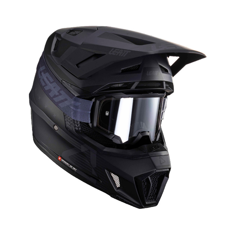 Leatt Moto 7.5 V24 Stealth Helmet Kit - Speed Addicts