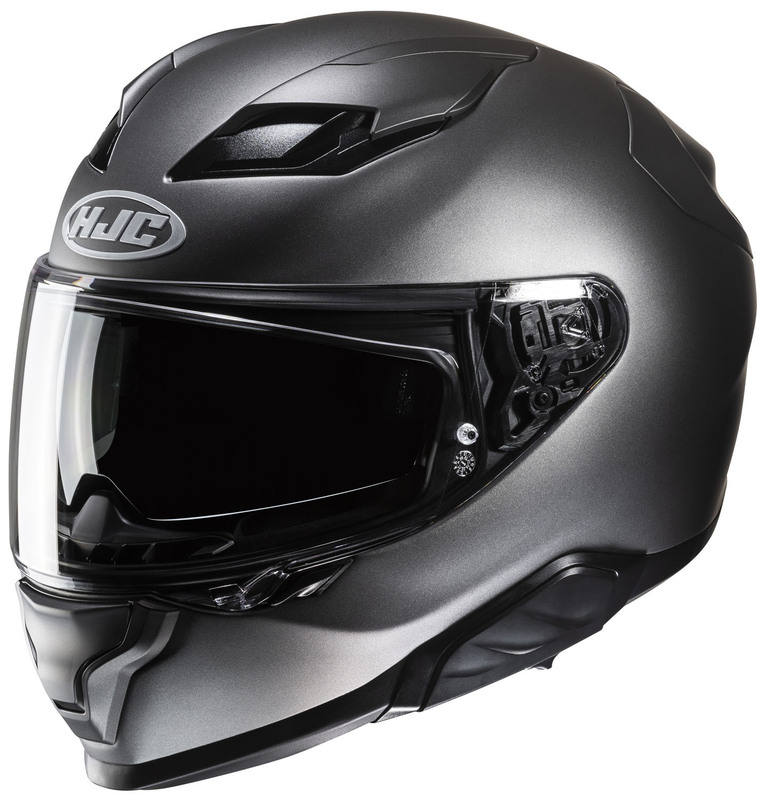HJC F71 Matte Titanium Helmet - Speed Addicts