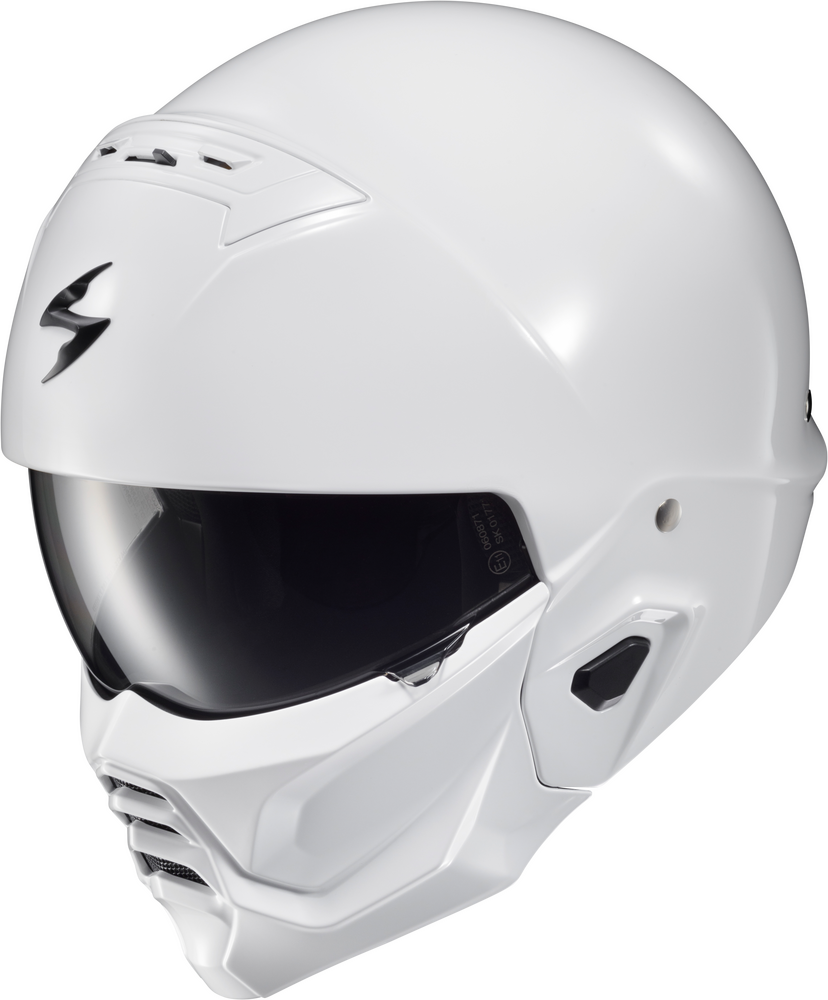 Scorpion EXO CV2-0055 Covert 2 Open-Face Helmet Gloss White LG Scorpion EXO CV2-0055 Covert 2 Open-Face Helmet Gloss White LG