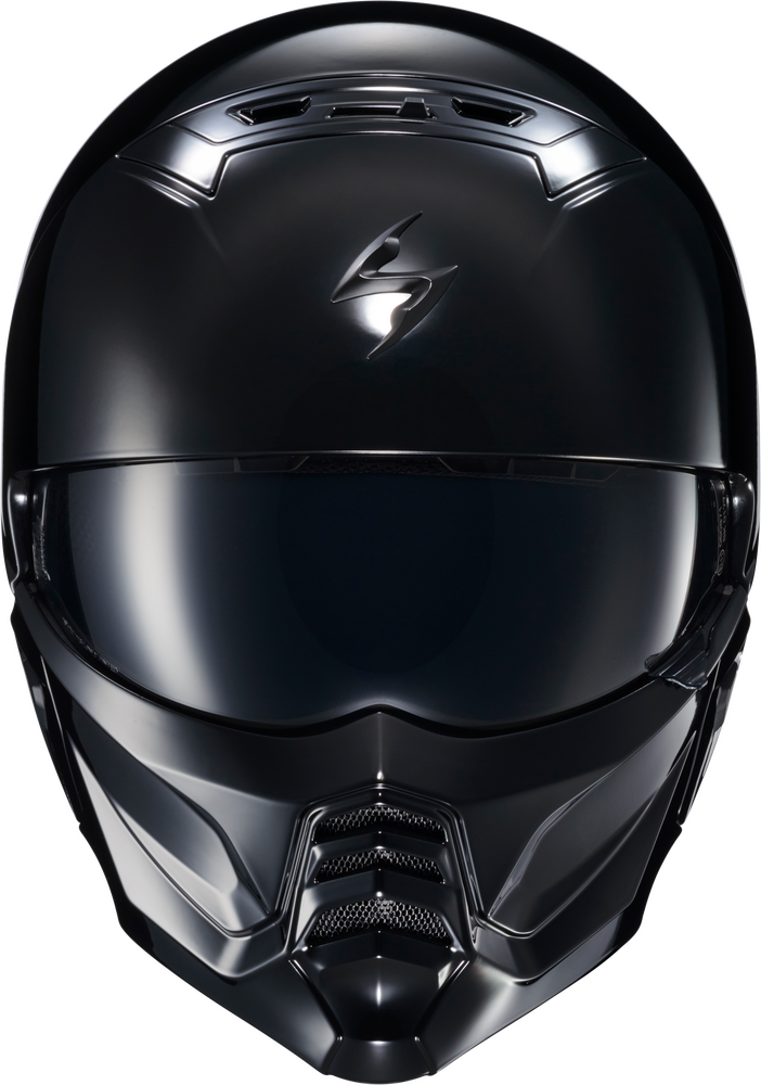 スコーピオン1582R2 Scorpion EXO Covert 2 Gloss Black Helmet - Speed Addicts