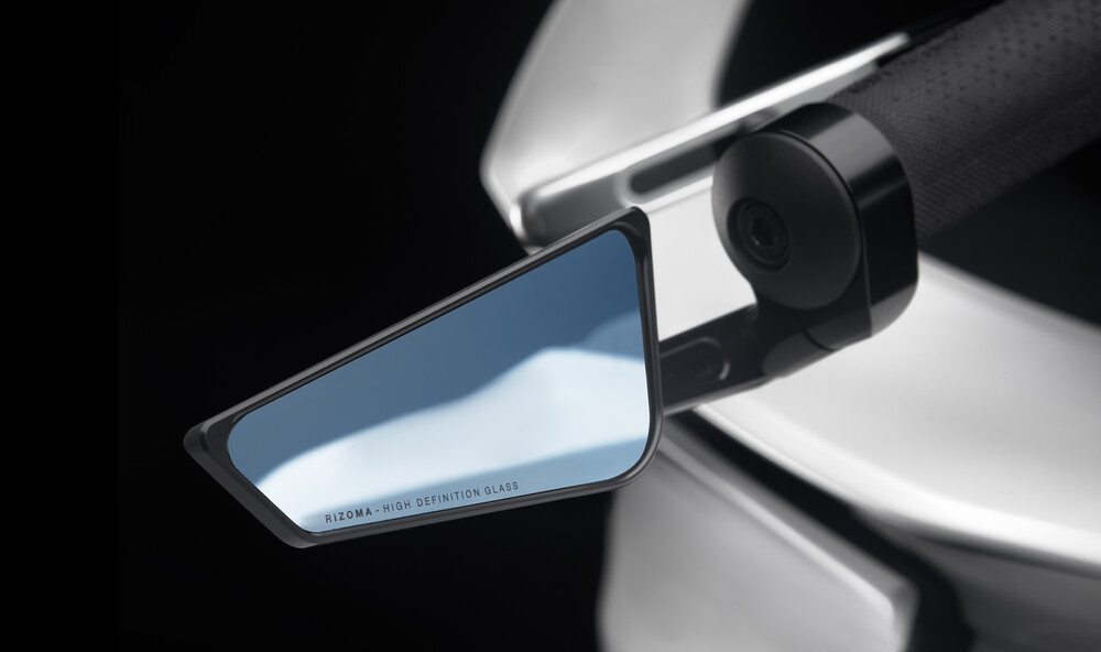 Rizoma Cut Edge Bar End Mirror Universal Right - BS295B - Speed