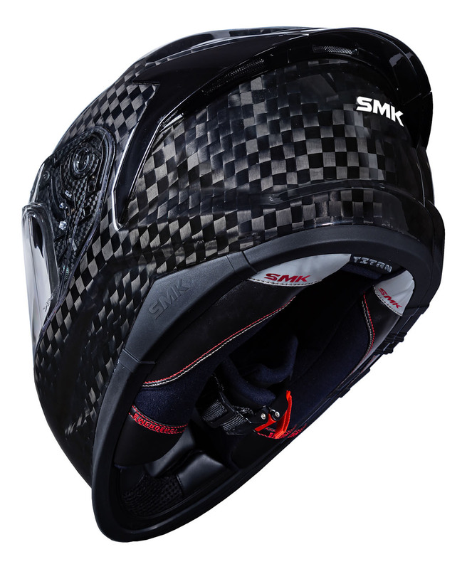 SMK Titan Carbon Solid Gloss Helmet - Speed Addicts