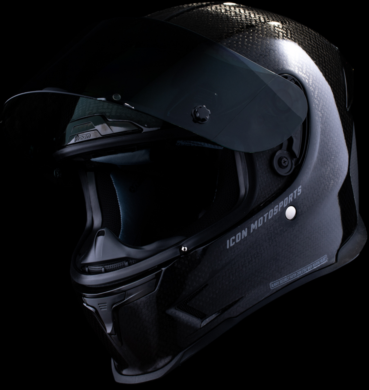 icon airframe ghost carbon helmet black Icon Airframe Pro Carbon 4Tress Black Helmet