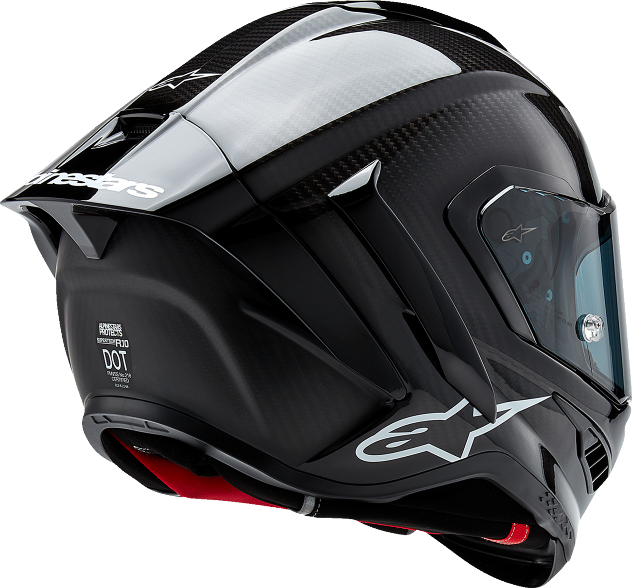 Alpinestars Supertech R10 Solid Carbon Black Helmet - Speed Addicts