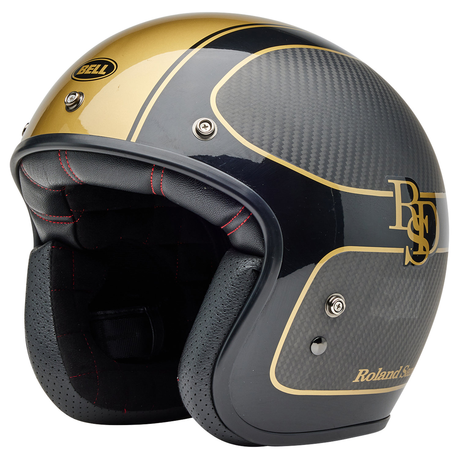 Bell Custom 500 Carbon RSD Player Black Gold Helmet - Speed Addicts