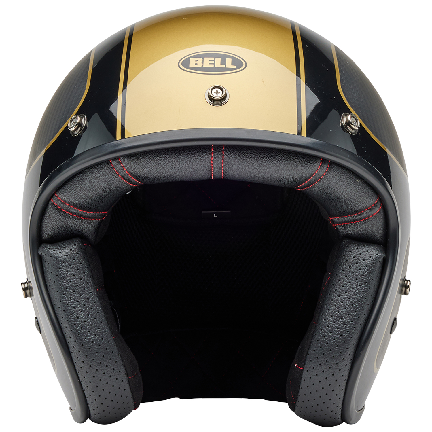 BELL ヘルメット ブラック ゴールドライン BELL ベル フルフェイスヘルメット ブラック ゴールド チェック柄 楽天