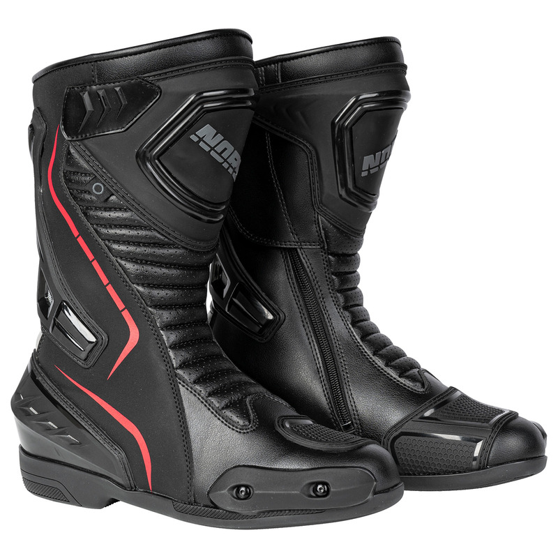 NORU Hakone Black Red Boots - Speed Addicts