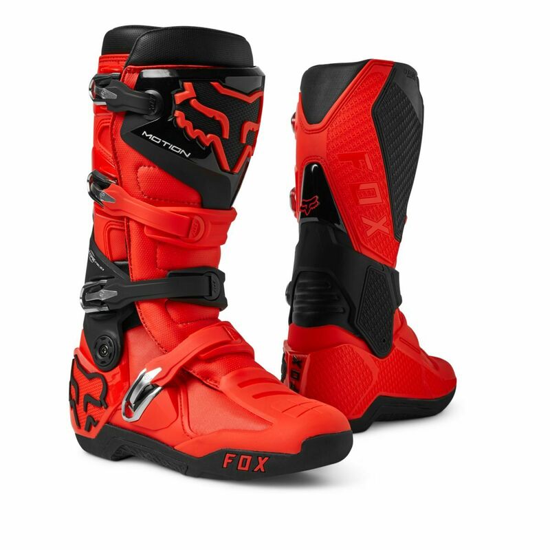 レッドフォックス Fox Racing Motion Flo Red Boot - Speed Addicts