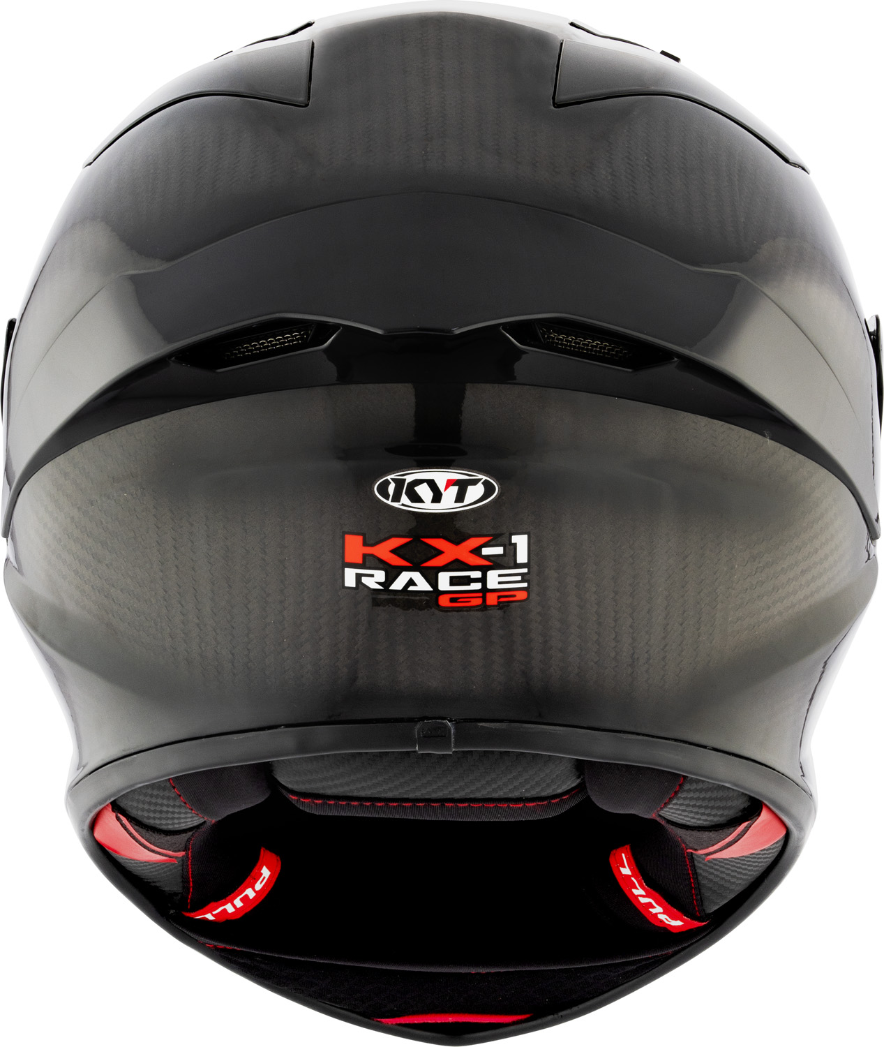 Kyt Carbon Black Helmet Kyt Carbon Helmet KYT KX-1 Race GP Glossy