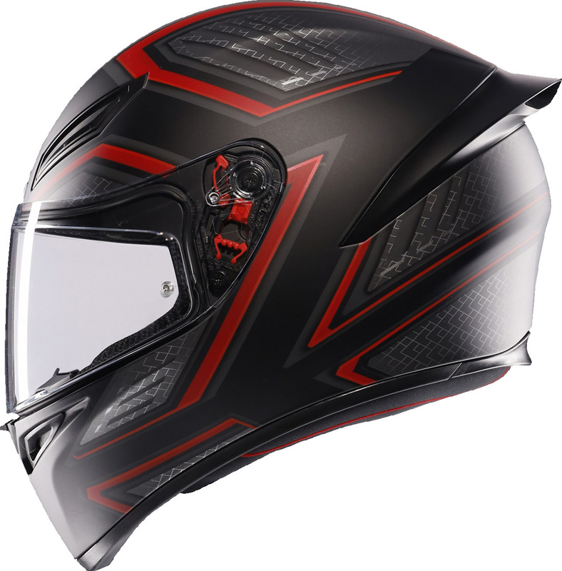 AGV K1 S Sling Matte Black Red Helmet - Speed Addicts