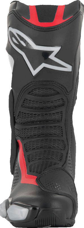 Alpinestars SMX-6 V3 Vented Black Silver Red Boots - Speed Addicts
