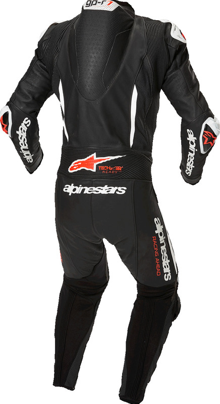 Alpinestars GP-R7 1-PC Black Red White Leather Suit - Speed Addicts