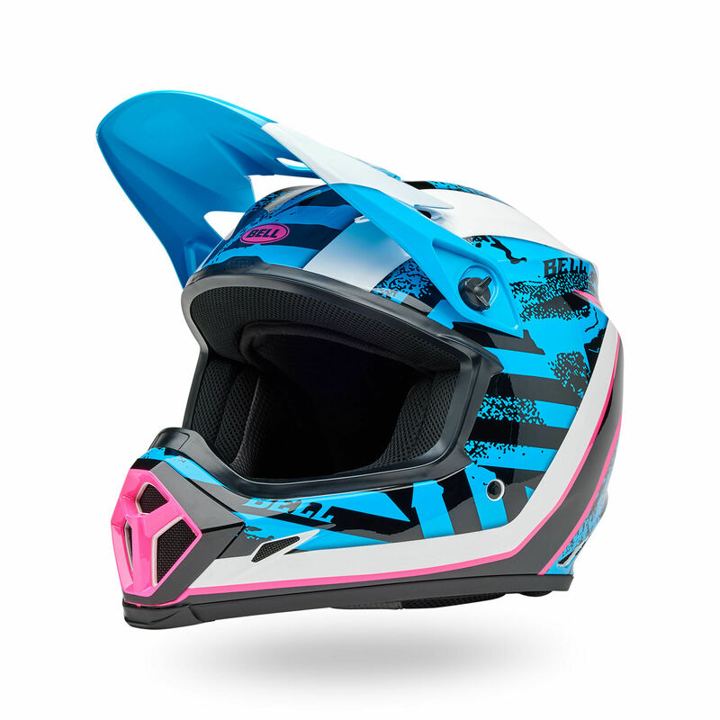 Bell MX-9 Mips Breakdance Blue Pink Helmet - Speed Addicts