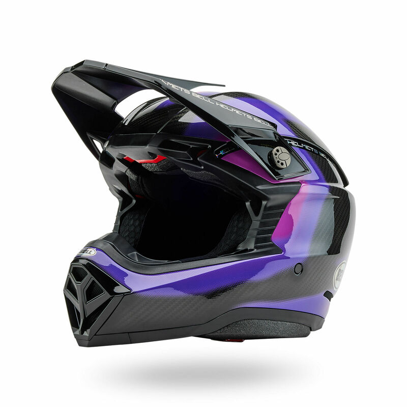 Bell Moto-10 Spherical Flare Gloss Purple Helmet - Speed Addicts