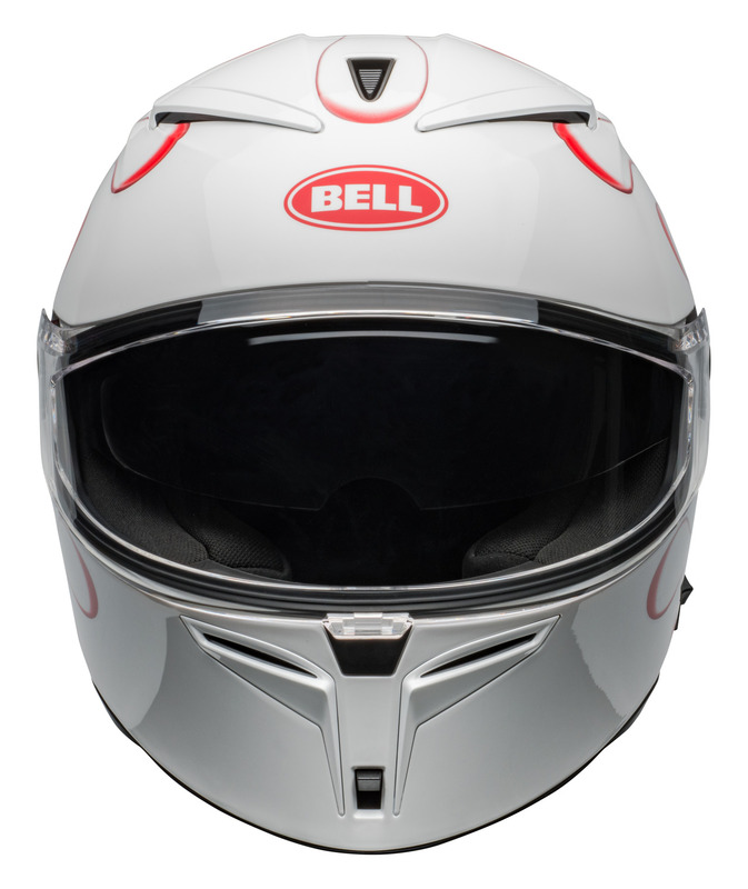 Bell Lithium Torch Gloss White Red Helmet - Speed Addicts