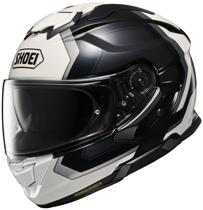 gt-air ii insignia shoei Aperture Helmet new first position shield opening for advanced ventilation and defogging GT-Air II SHOEI Helmets