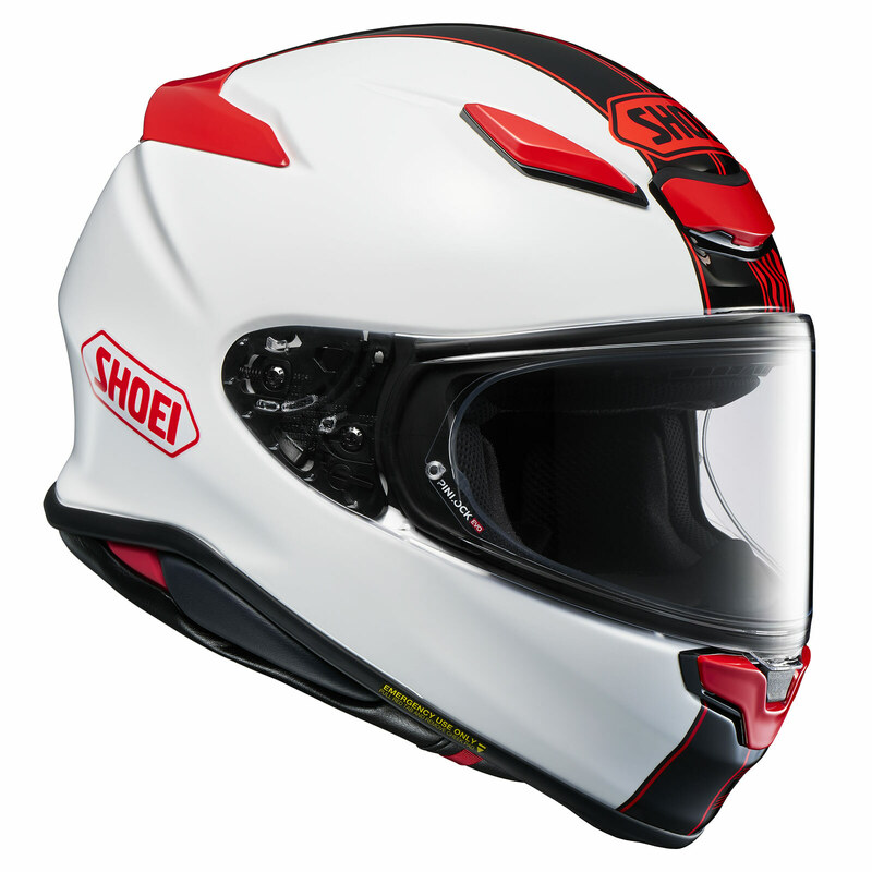 Shoei RF-1400 Beaut Red White Helmet - Speed Addicts
