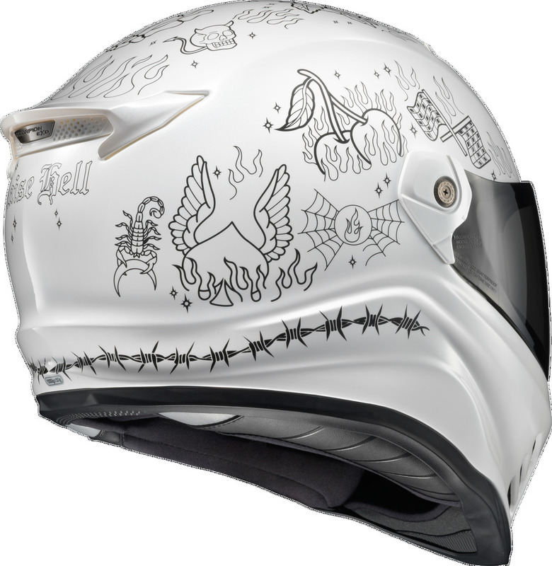 Scorpion EXO Covert FX The Litas 2 White Helmet - Speed Addicts