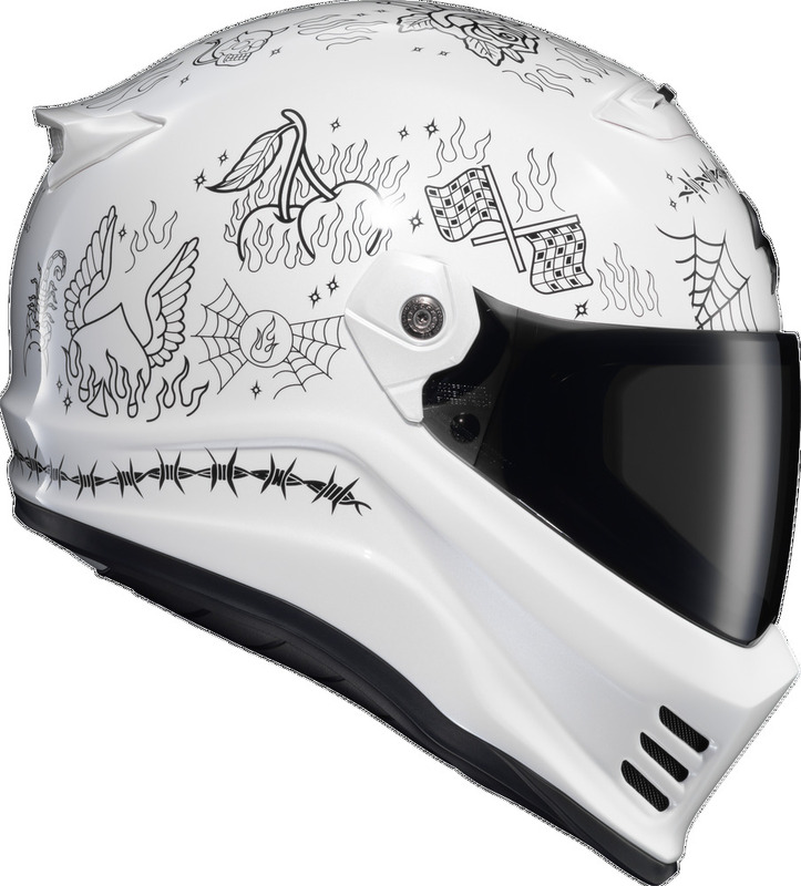 Scorpion EXO Covert FX The Litas 2 White Helmet - Speed Addicts