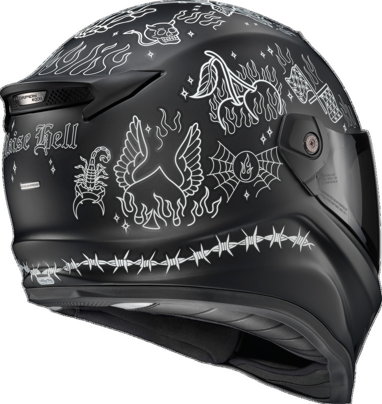 Scorpion EXO Covert FX The Litas 2 Black Helmet - Speed Addicts