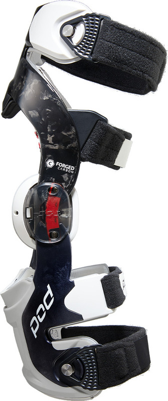 POD K300MX Knee Brace XL ホワイト/レッド Pod MX K300 Knee Braces XL