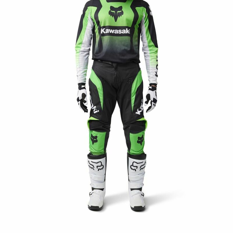 Fox Racing V25 180 Kawasaki Fluorescent Green Pants - Speed