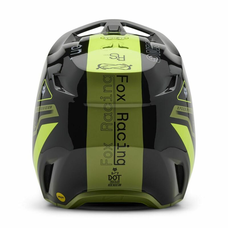 Fox Racing V25 V1 Race Spec Pale Green Helmet - Speed Addicts